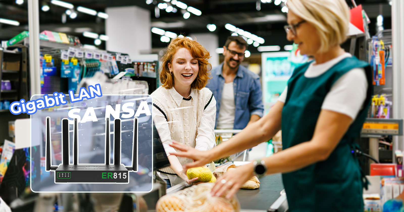 映翰通ER815边缘路由器支持千兆5G网络